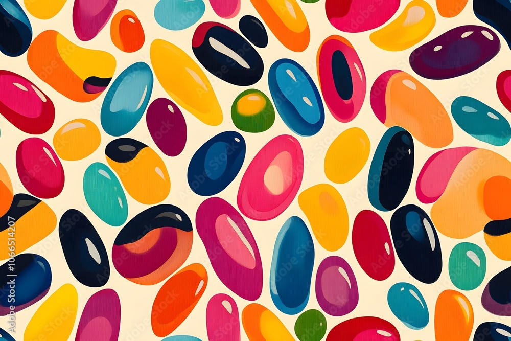 Jelly beans seamless pattern Jelly beans seamless pattern