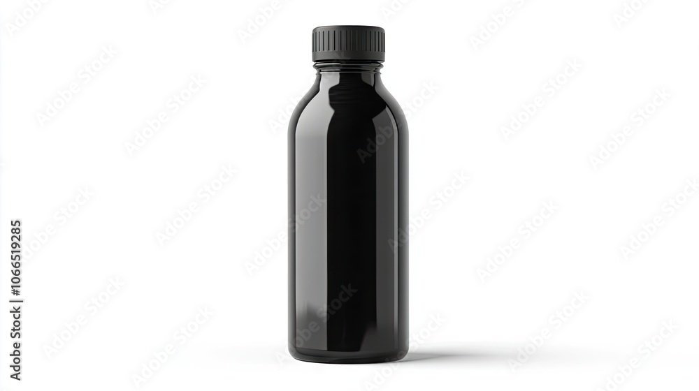 Portrait of a condensation vacuum insulated metal bottle on a white background, emphasizing the sleek design of the vacuum insulated metal bottle with ample copy space. Portrait of a condensation vacuum insulated metal bottle on a white background, emphasizing the sleek design of the vacuum insulated metal bottle with ample copy space.