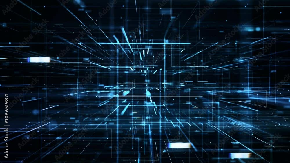 Cyber Plexus Motion, Big Data, Network Connection, Technology Background. Cyber Plexus Motion, Big Data, Network Connection, Technology Background.