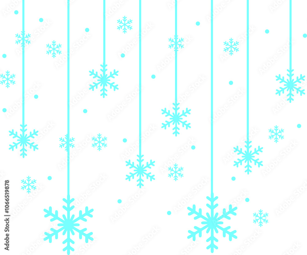 Snow Flakes Hanging Snow Flakes Hanging