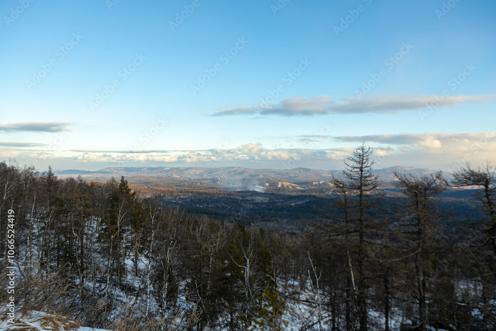 Beautiful mountain ranges in the Southern Urals for walking and hiking Beautiful mountain ranges in the Southern Urals for walking and hiking