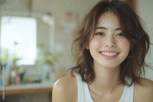 Free Download 部屋の中の若い日本人女性のポートレート - GFXLoad