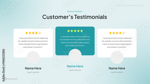 Testimonials Presentation Template Slides