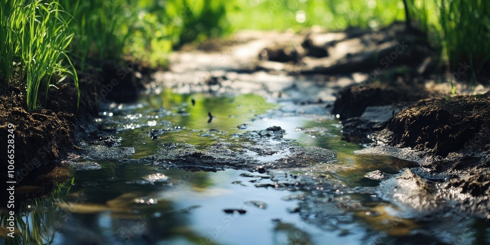 A self assured environmental scientist is actively researching the issue of water pollution, focusing on its causes and effects to better understand and address the problem. A self assured environmental scientist is actively researching the issue of water pollution, focusing on its causes and effects to better understand and address the problem.