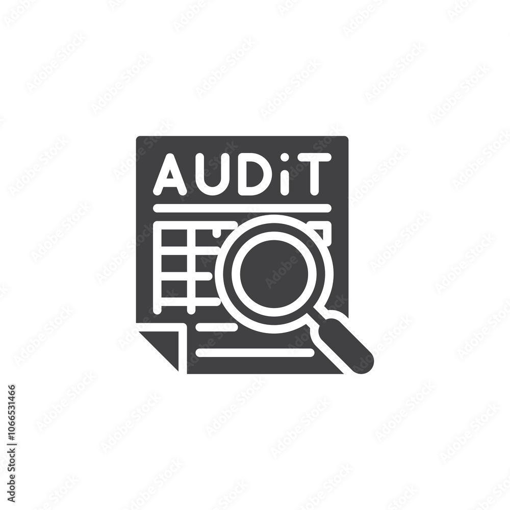 Review of quality process vector icon Review of quality process vector icon
