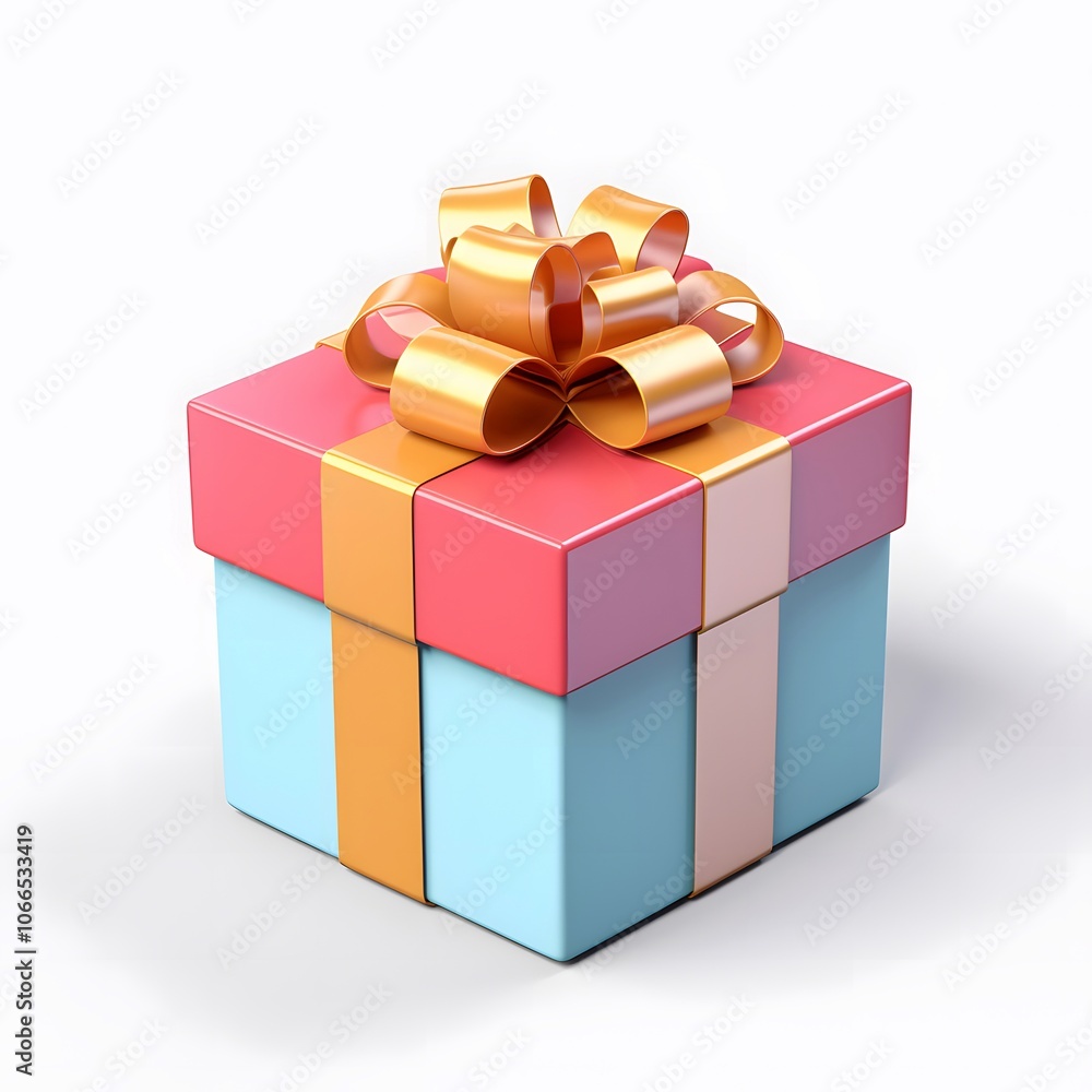 gift box, 3d render, Studio lighting photography on isolated background. gift box, 3d render, Studio lighting photography on isolated background.
