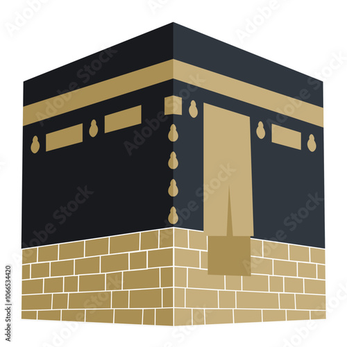 kaaba in mecca for hajj and umroh icon
