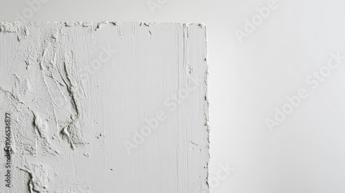 White timber edge laminated CLS dressed scantling isolated on a clean white background, highlighting the characteristics of timber, with a focus on timber treatment details and texture. photo