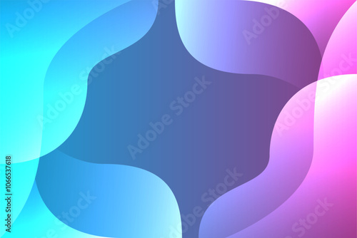 Blue And Pink Abstract Background Style