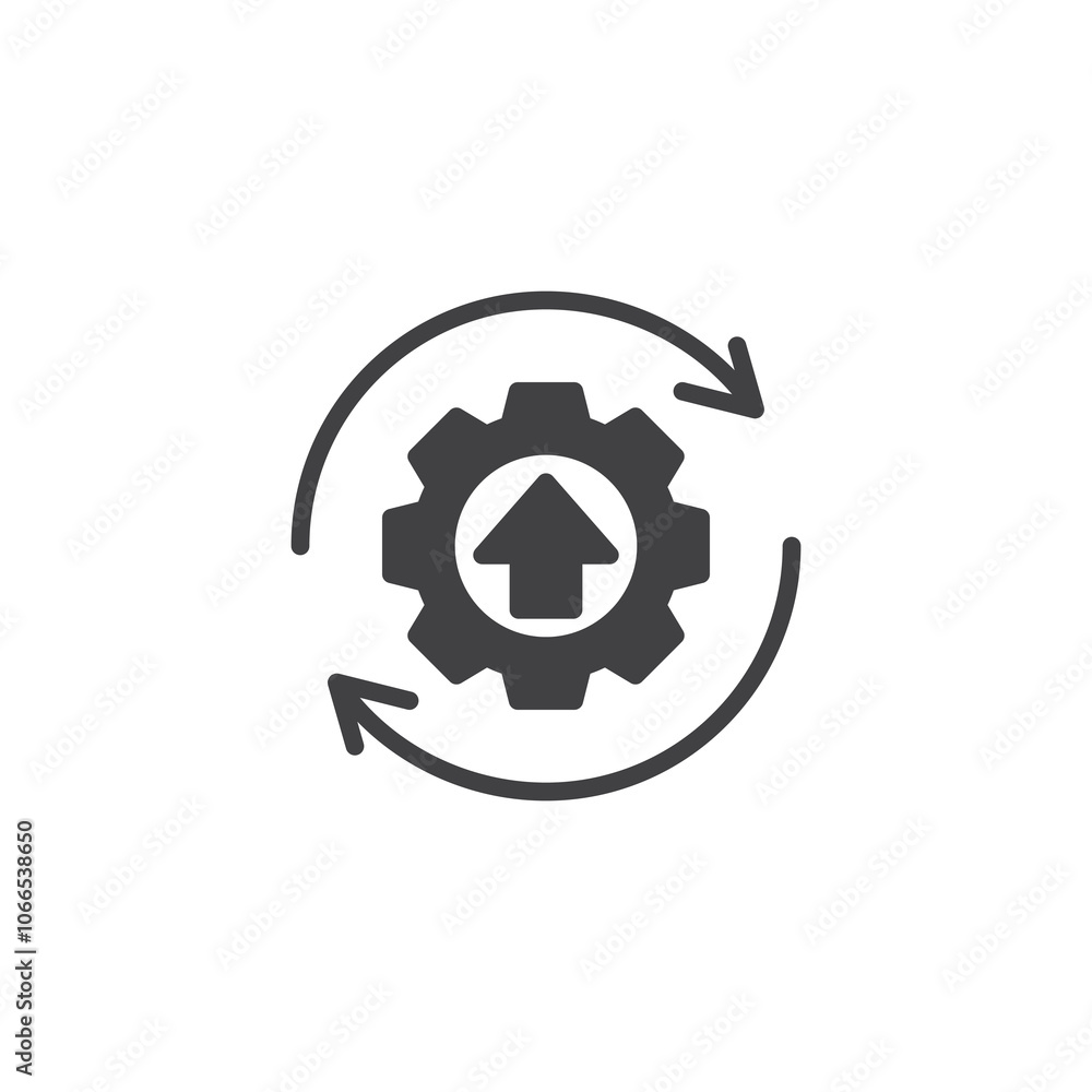 Enhance quality of production vector icon Enhance quality of production vector icon