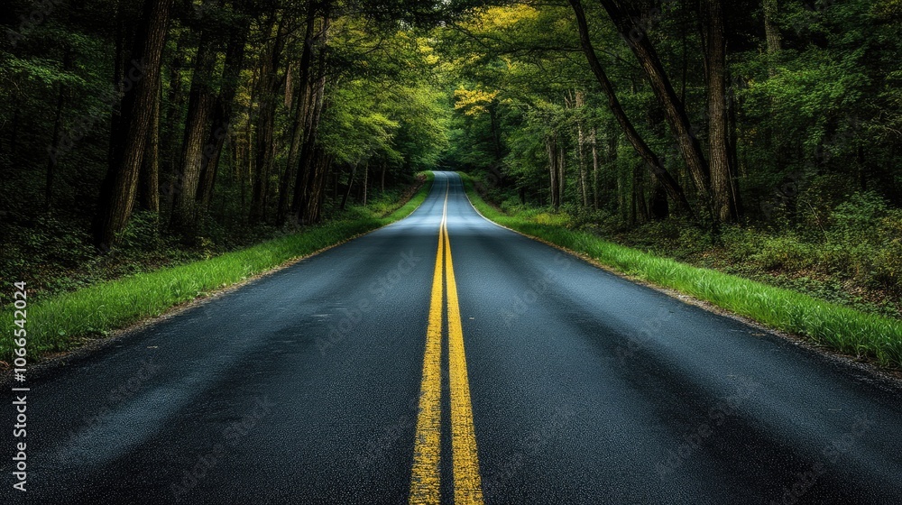 Empty road at night, surrounded by grass and trees, creates a tranquil scene perfect for wallpaper use. This captivating image of an empty road invites reflection and relaxation. Empty road at night, surrounded by grass and trees, creates a tranquil scene perfect for wallpaper use. This captivating image of an empty road invites reflection and relaxation.
