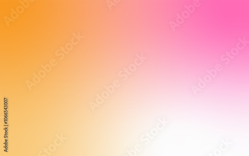 Soft Gradient Abstract Background: Minimalist Blend of Pink, white & yellow