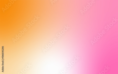 Soft Gradient Abstract Background: Minimalist Blend of Pink, white & yellow