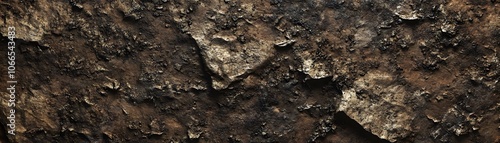 Wallpaper Mural Close-up Texture of a Rough, Weathered Surface Torontodigital.ca