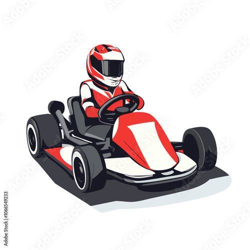 go cart vector