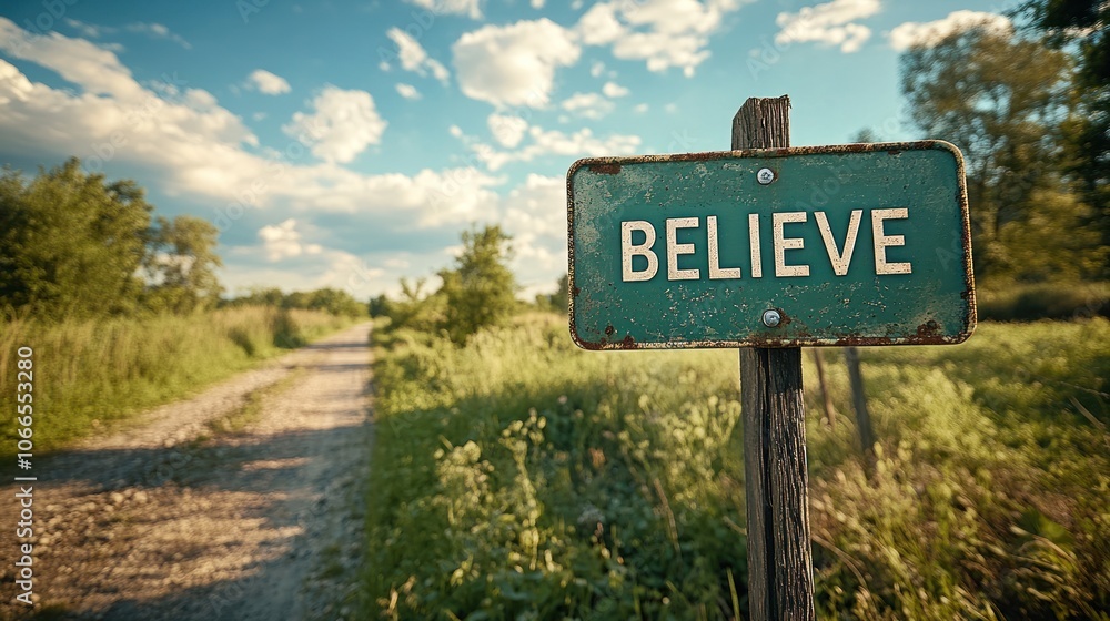 green road sign displaying the words 
