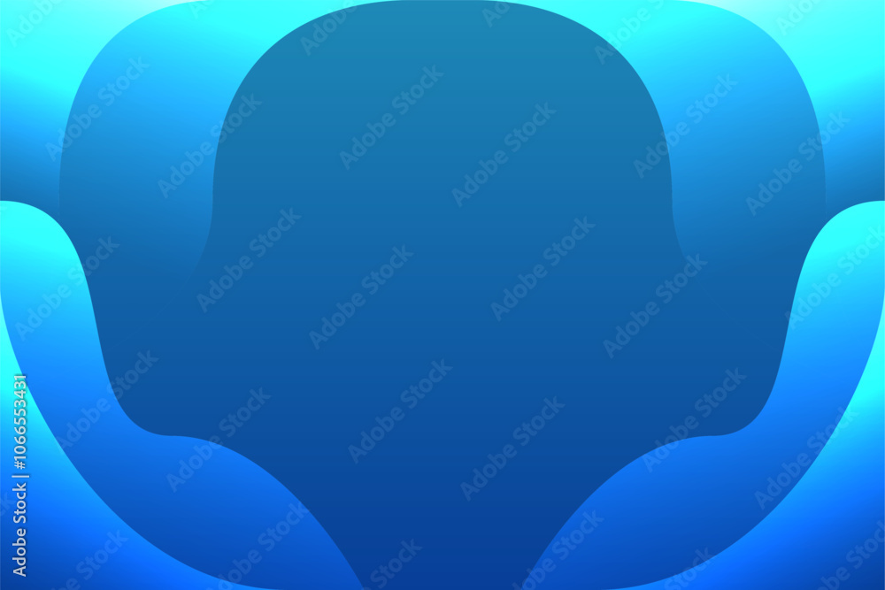 Obraz premium Blue Gradient Style Abstract Background