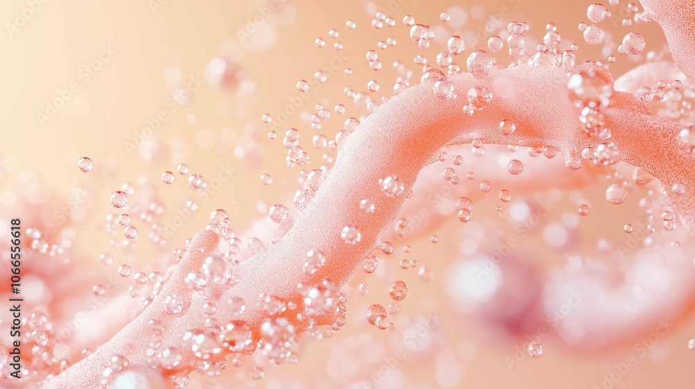 3D Collagen Particles Spreading in a Light Environment 3D Collagen Particles Spreading in a Light Environment
