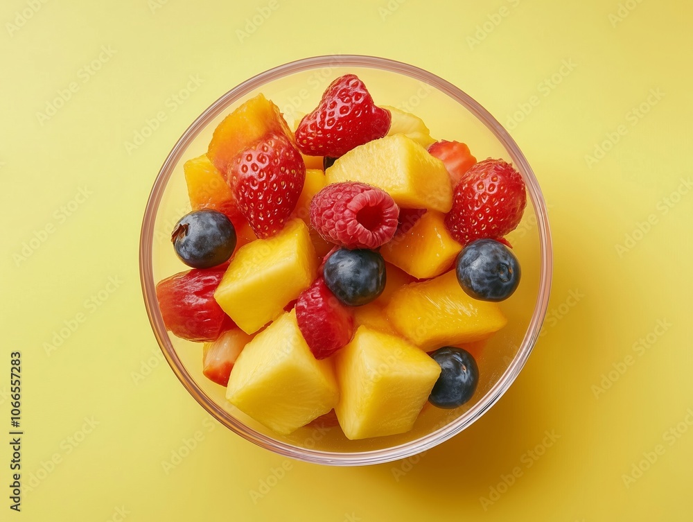 Pictures of various fruits in beautiful and bright colors