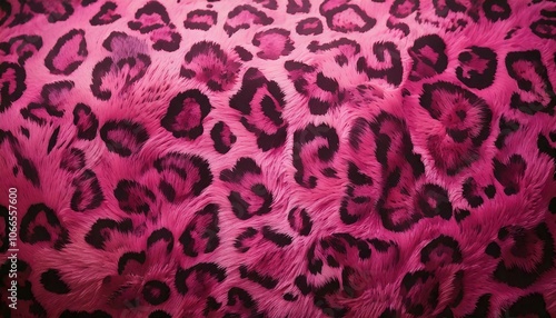 ピンクのヒョウ柄模様の壁紙