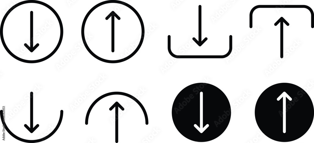 download upload icon set. Download files icons. Arrow download sings. download button. download upload icon set. Download files icons. Arrow download sings. download button.