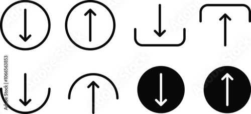 download upload icon set. Download files icons. Arrow download sings. download button. 