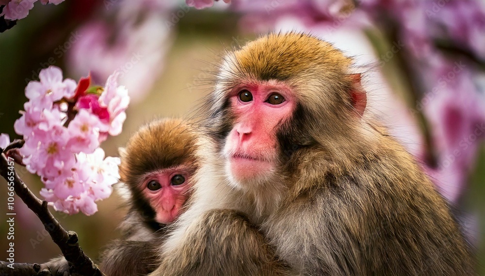 Fototapeta premium japanese macaque