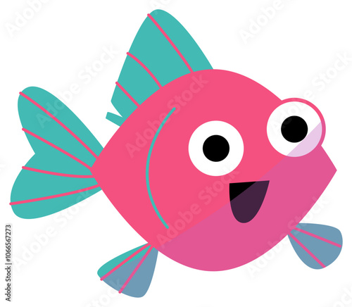 Pink Childish Fish