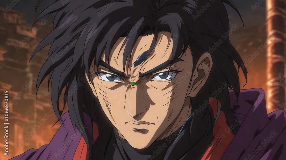 90s anime villain close up old style 90s anime villain close up old style