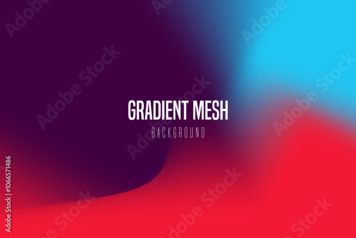 Abstract liquid background for landings, ad web banners, social media, covers website, headers posts. Gradient mesh.