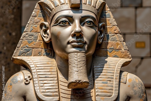 Wallpaper Mural AI statua del faraone dell'antico Egitto 03 Torontodigital.ca