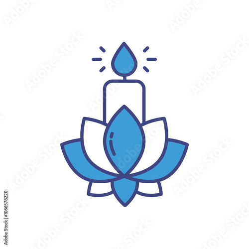 Vesak   vector icon stock illustration