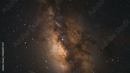 A breathtaking view of the Milky Way galaxy over a clear night sky in a remote location