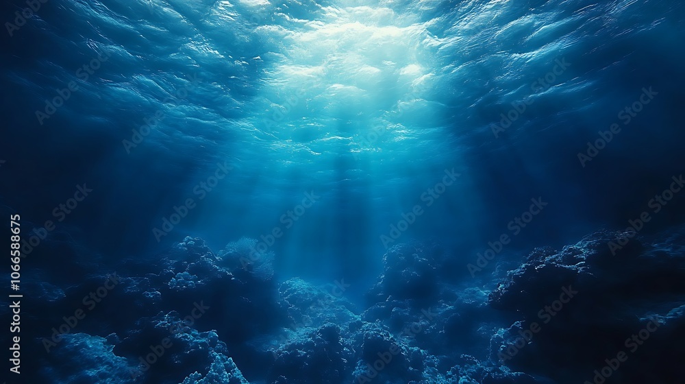 Fototapeta premium Explore the mysteries beneath the ocean waves