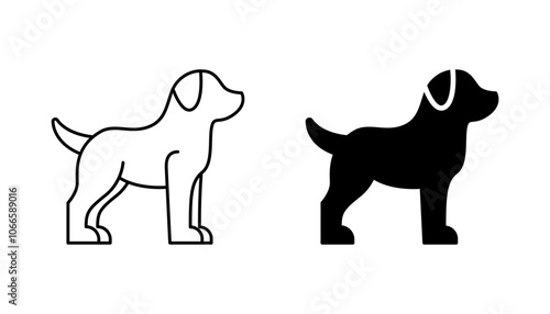 dog icon sign vector