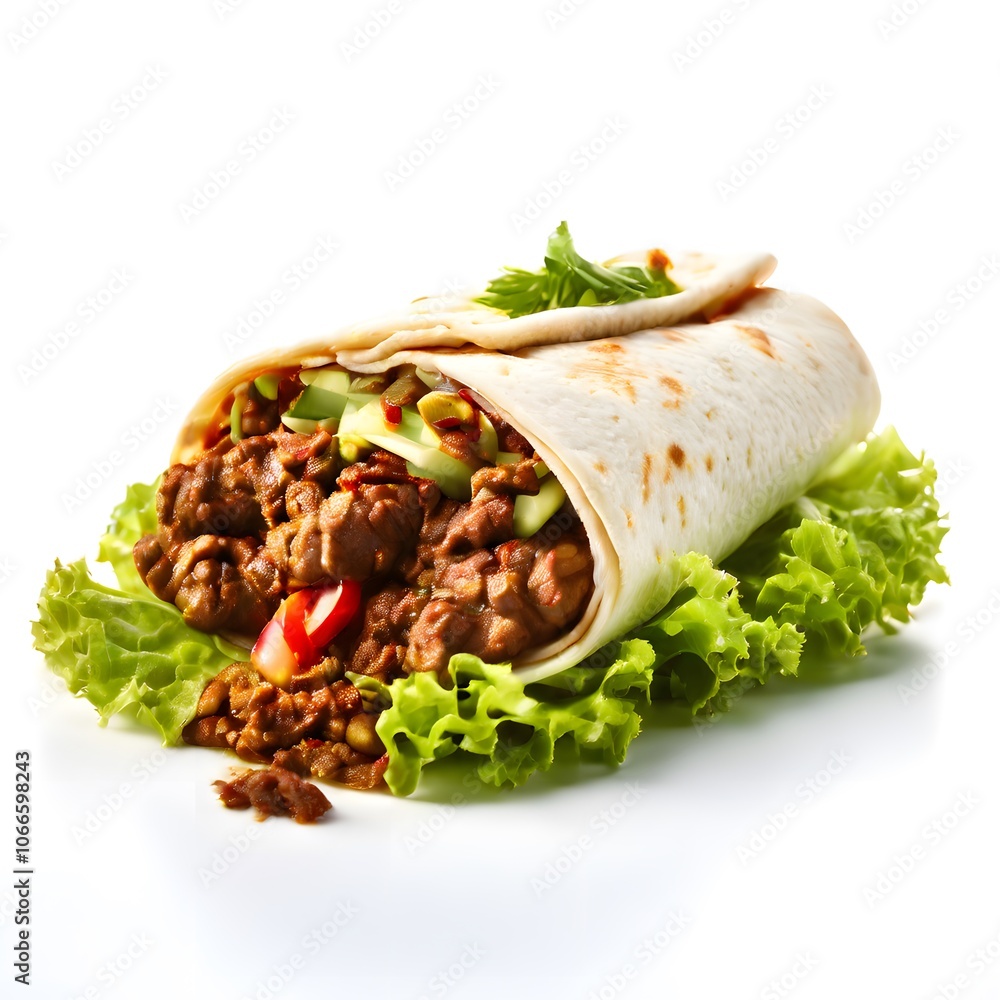 an elegant delicious homemade Food meal isolated on a White background an elegant delicious homemade Food meal isolated on a White background