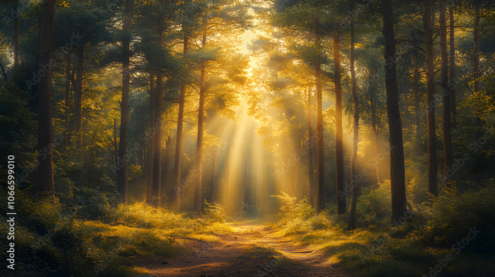 A breathtaking photography of a lush forest scene, showcasing diverse wildlife among towering trees, with sunlight filtering through the canopy, emphasizing the beauty and importance of nature. A breathtaking photography of a lush forest scene, showcasing diverse wildlife among towering trees, with sunlight filtering through the canopy, emphasizing the beauty and importance of nature.