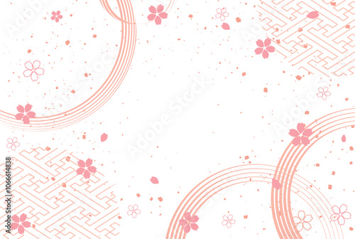 和柄背景デザイン