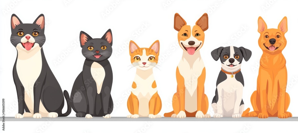 The border set is full length, front and back, and it features small dogs and cats The border set is full length, front and back, and it features small dogs and cats