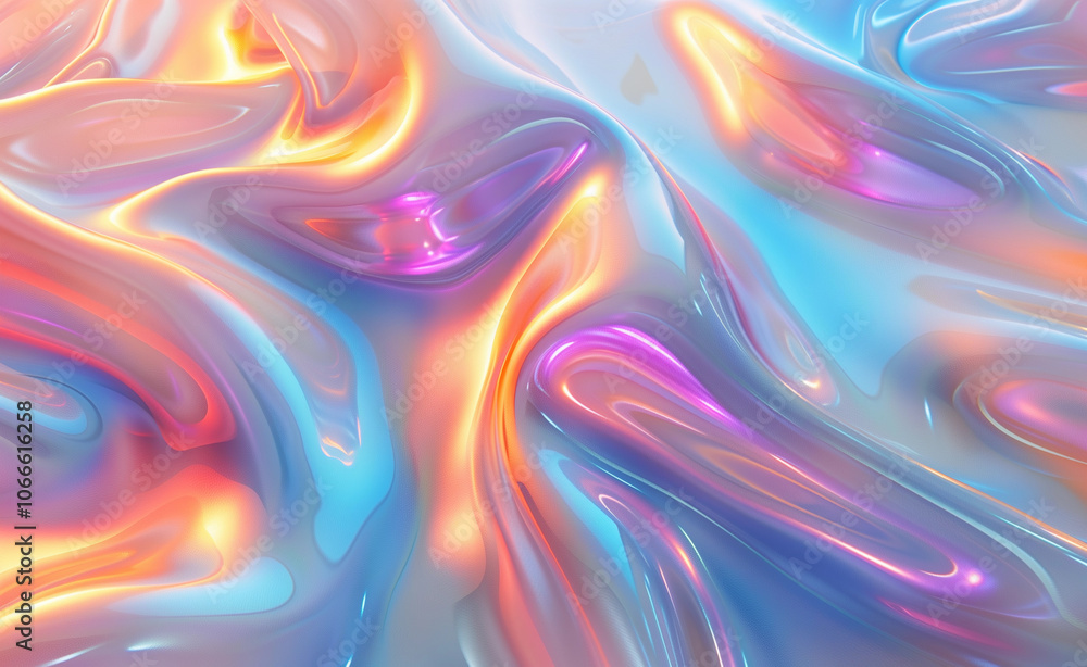Abstract swirls of vibrant colors flowing seamlessly in a dreamlike composition Abstract swirls of vibrant colors flowing seamlessly in a dreamlike composition