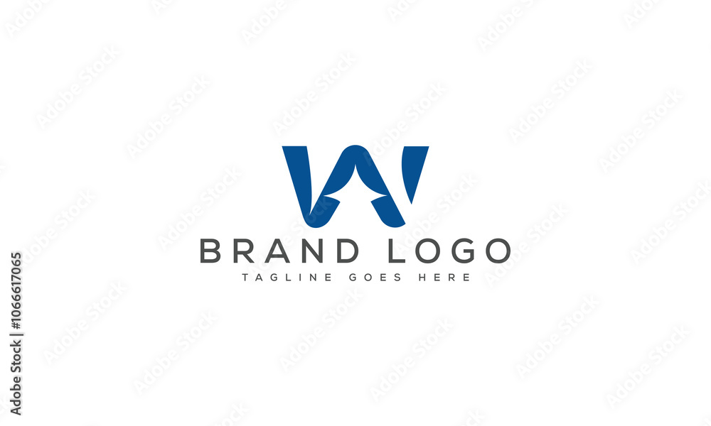 letter W logo design vector template design for brand. letter W logo design vector template design for brand.
