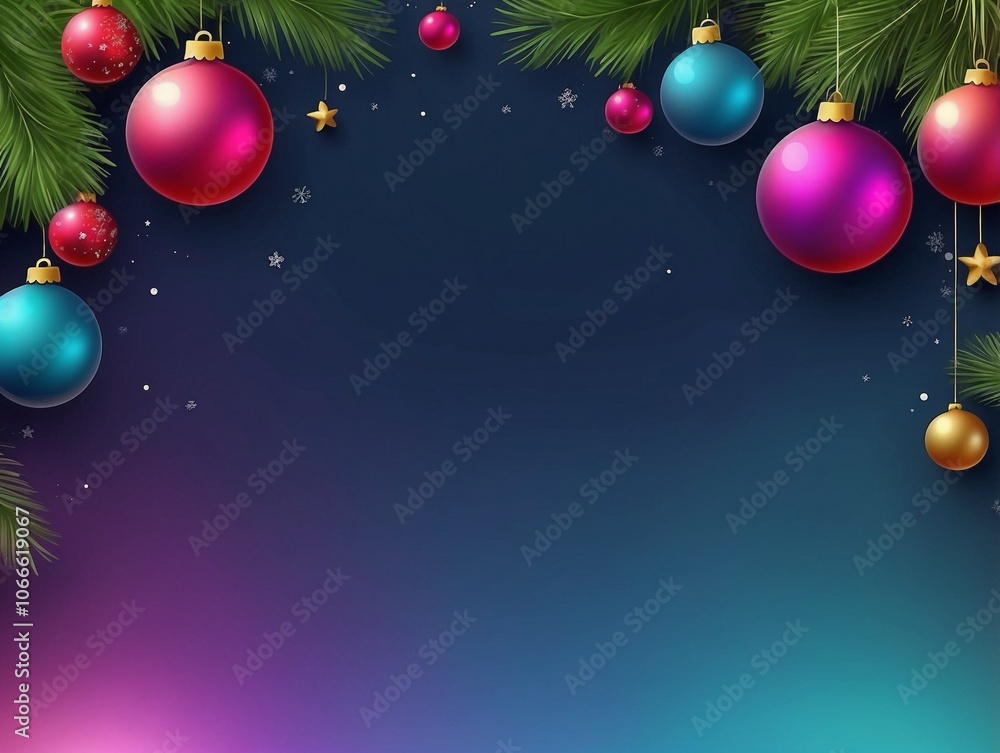 christmas background with balls christmas background with balls