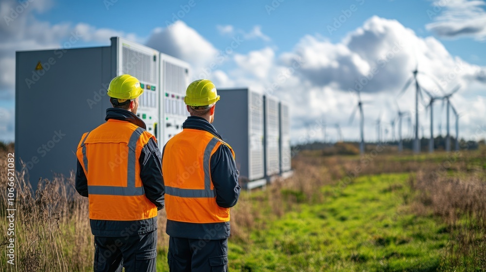 custom made wallpaper toronto digitalClean energy technicians check the operation of energy storage batteries in green power station