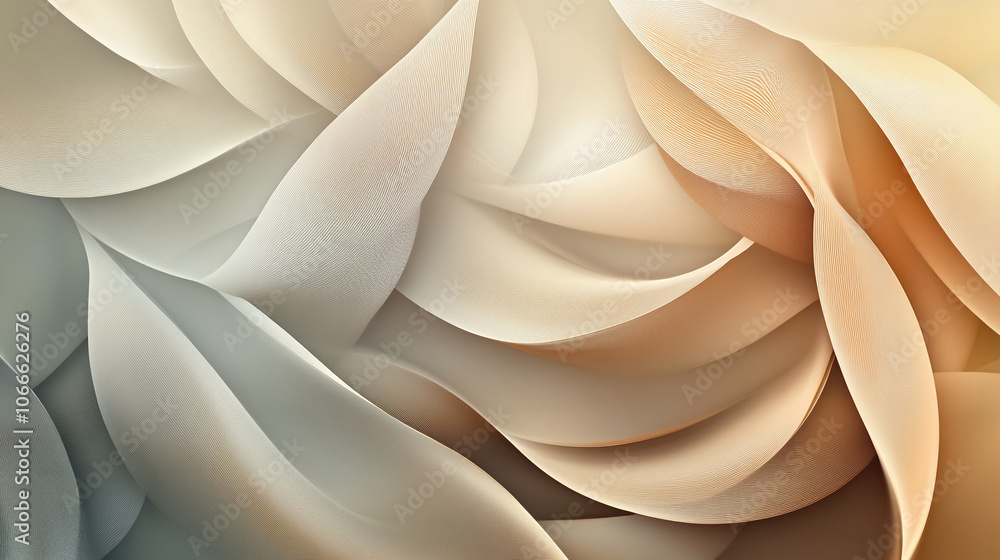 Abstract background filled with intertwined spirals, delicate leaf shapes, and rhythmic, wavy lines. Abstract background filled with intertwined spirals, delicate leaf shapes, and rhythmic, wavy lines.