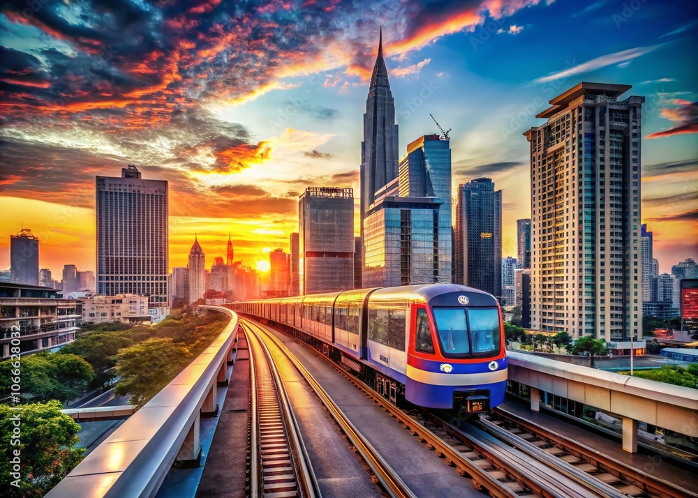 Double Exposure of Bangkok’s BTS Sky Train and Siam Station - Daytime Urban Landscape, Thailand Travel Photography, City Life, Modern Architecture, Public Transport, Urban Exploration Double Exposure of Bangkok’s BTS Sky Train and Siam Station - Daytime Urban Landscape, Thailand Travel Photography, City Life, Modern Architecture, Public Transport, Urban Exploration