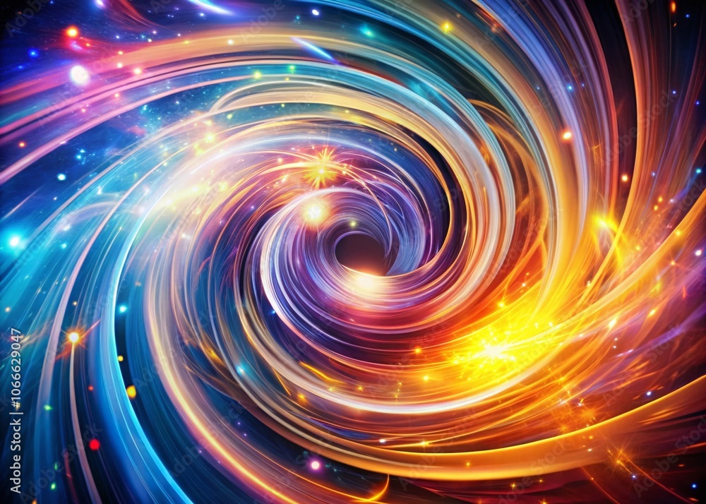 Double Exposure Photography of Rotating Swirl Beams in a Looping Background, Abstract Colorful Wallpaper for Digital Art, Motion Effects, Vivid Patterns, and Creative Design Elements Double Exposure Photography of Rotating Swirl Beams in a Looping Background, Abstract Colorful Wallpaper for Digital Art, Motion Effects, Vivid Patterns, and Creative Design Elements