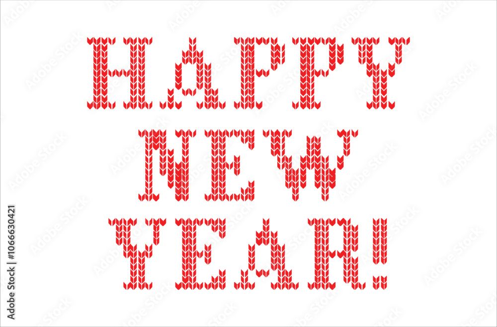 Happy New Year Vectoral Illustration Design on a white background Happy New Year Vectoral Illustration Design on a white background