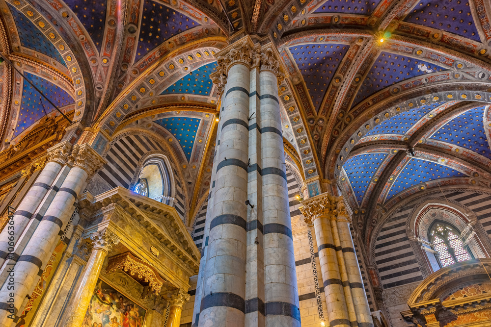 Obraz premium Cathedral of Siena, Italy, Europe