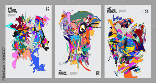 Vector illustration colorful summer music festival banner	
