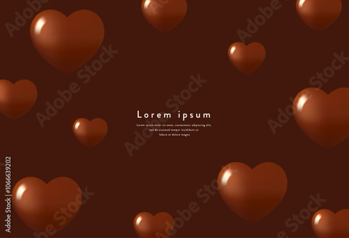 Heart pattern design background for Valentine's Day and White Day